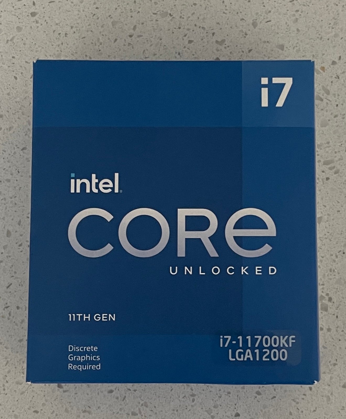 Intel Core i7-11700KF 8 Cores 5GHz Unlocked LGA1200 BX8070811700KF-Used
