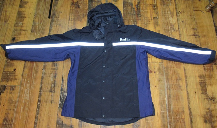 FedEx Stan Herman FD3326 Reflective Hooded Jacket Men's Size RG-XL XL