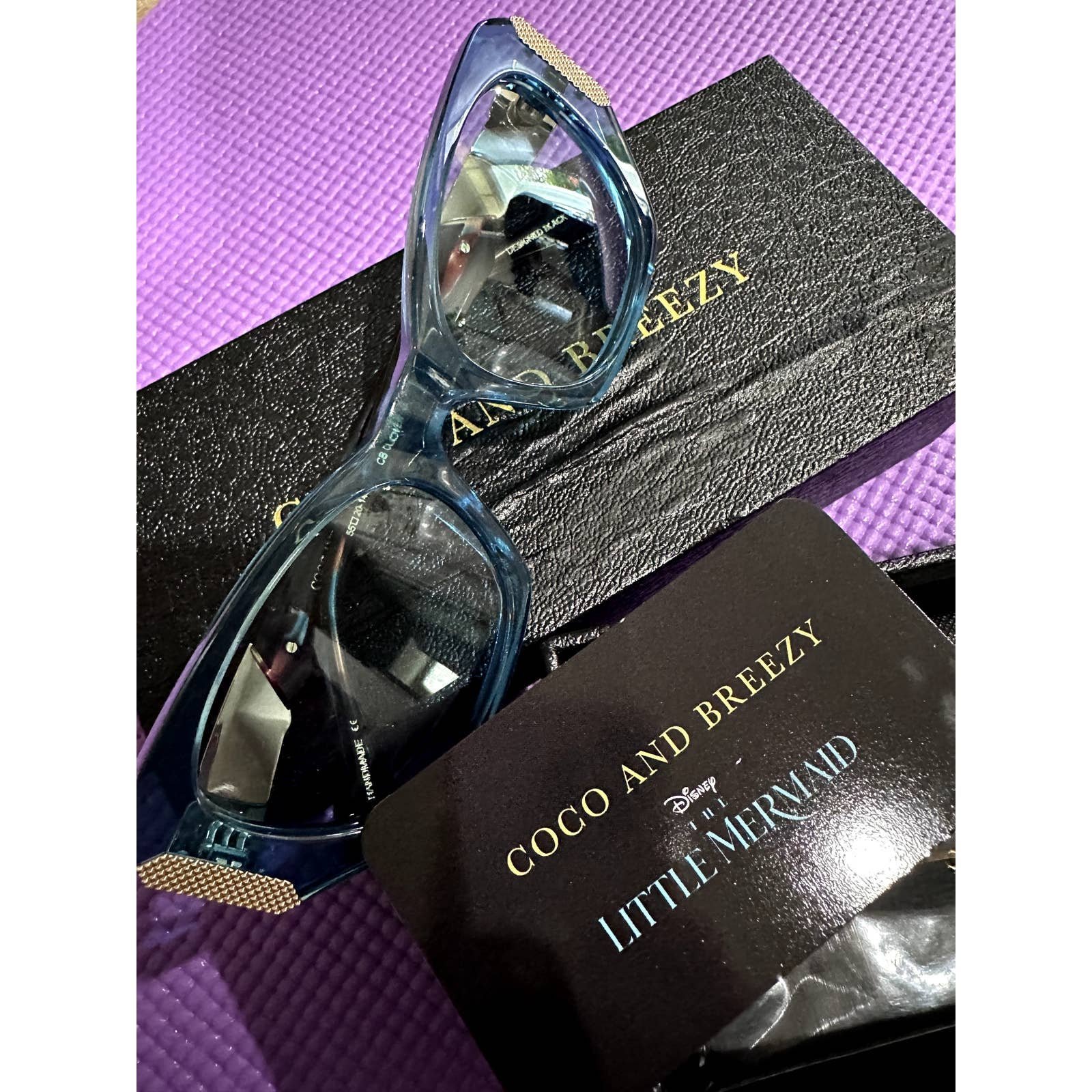 Coco and Breezy 250 Value Sunglasses The Little Mermaid Edition Clover 102 NEW