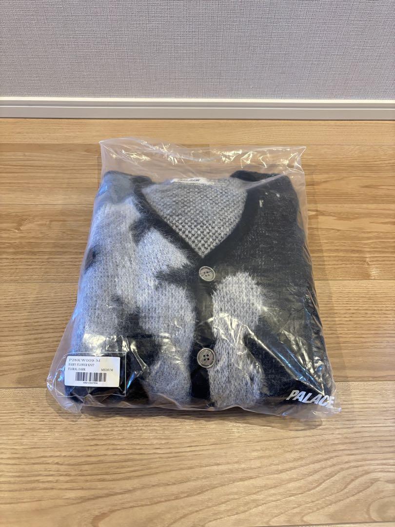 Palace Hairy Flower Knit Dark in size M.