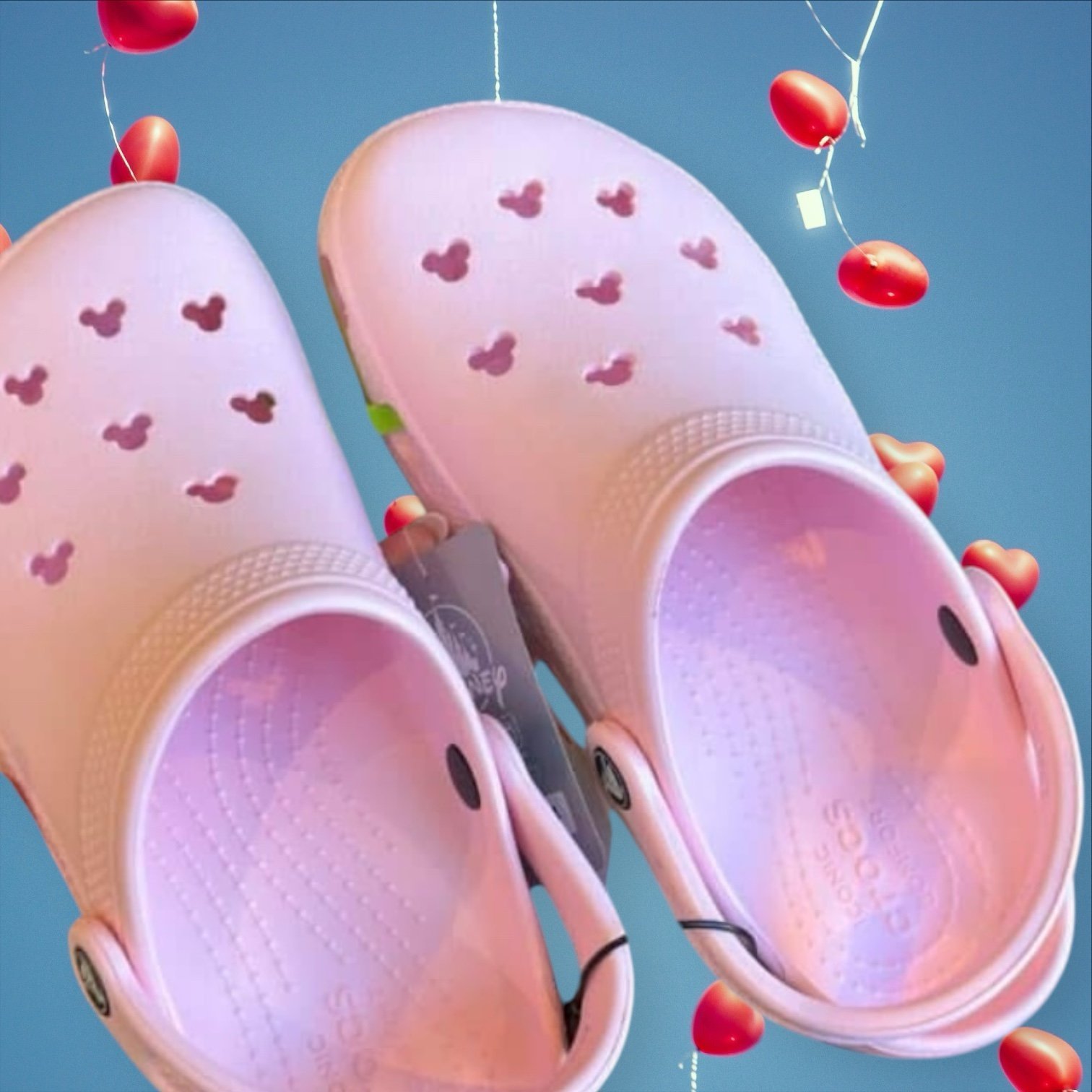 Disney Parks 2025 Walt Disney World Pink Crocs