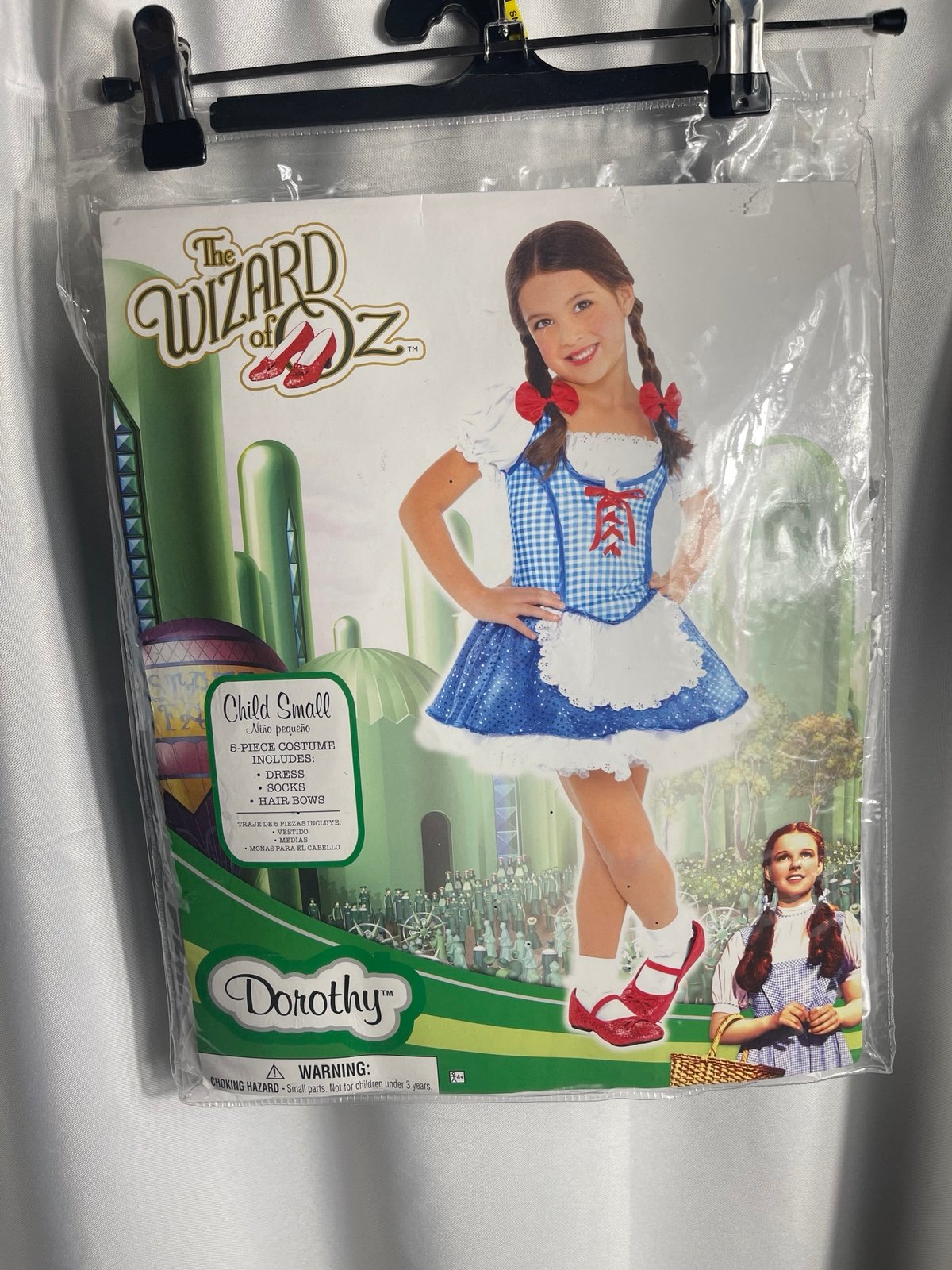 Wizard of Oz Kids Size Small 4-6 Costume 5 Pcs. Halloween Theater NWT