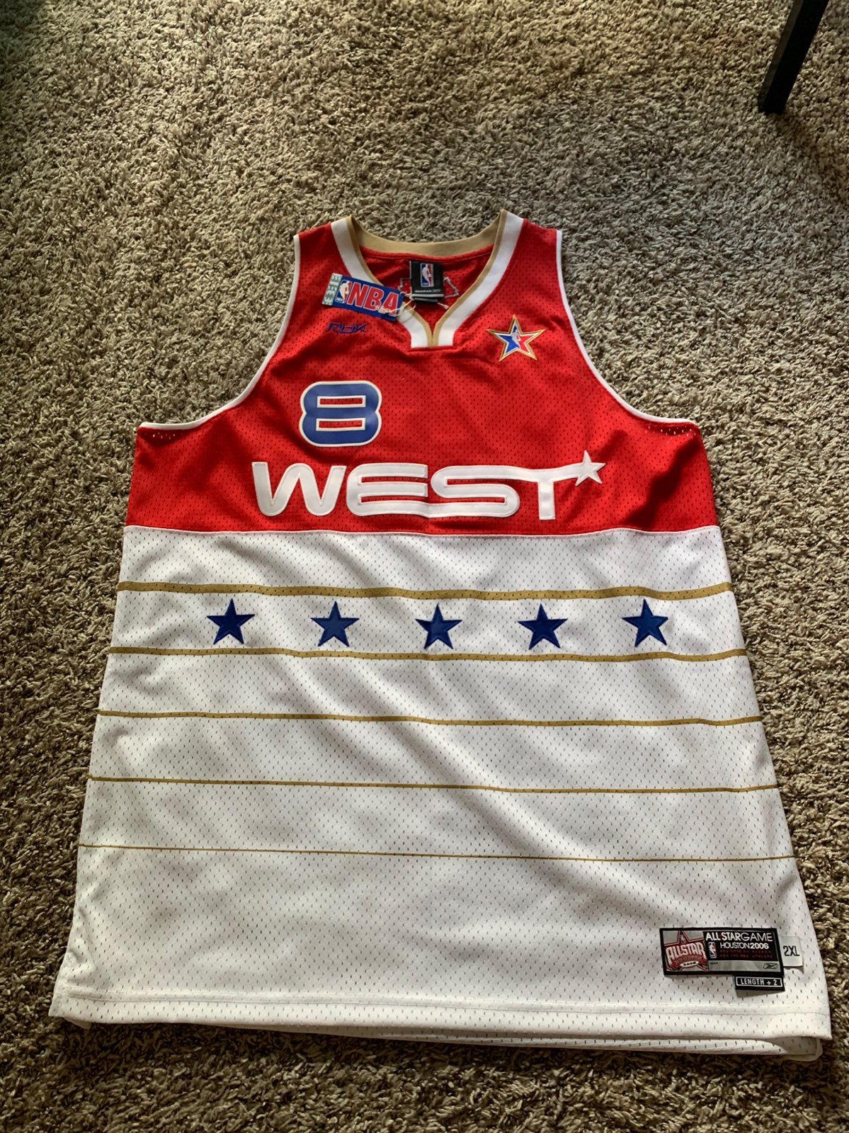 WEST #8 BRYANT 2006 ALL STAR REEBOK