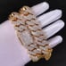 Men 5A CZ Diamond Iced Out Famous Trap Money Bag Big Pendant+Cubian Chain 20Inch