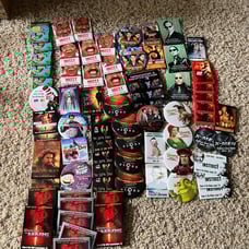 Huge Vintage Random 2000s Movie Promo Button Bundle Of 73