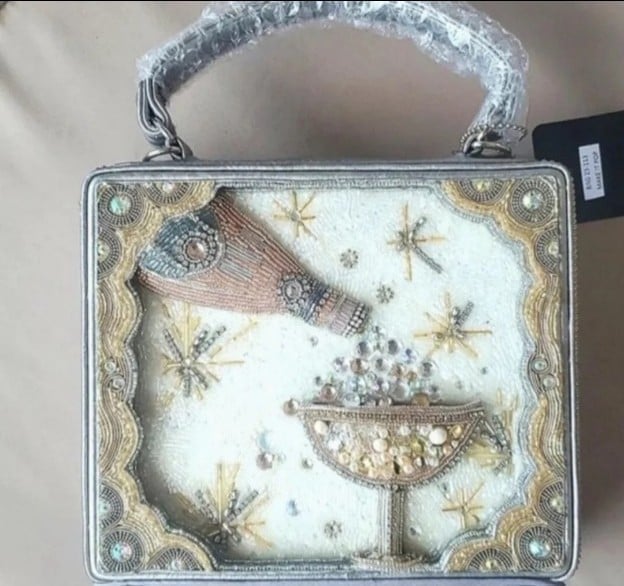 NWT Mary Frances Make It Pop Top Handle Handbag