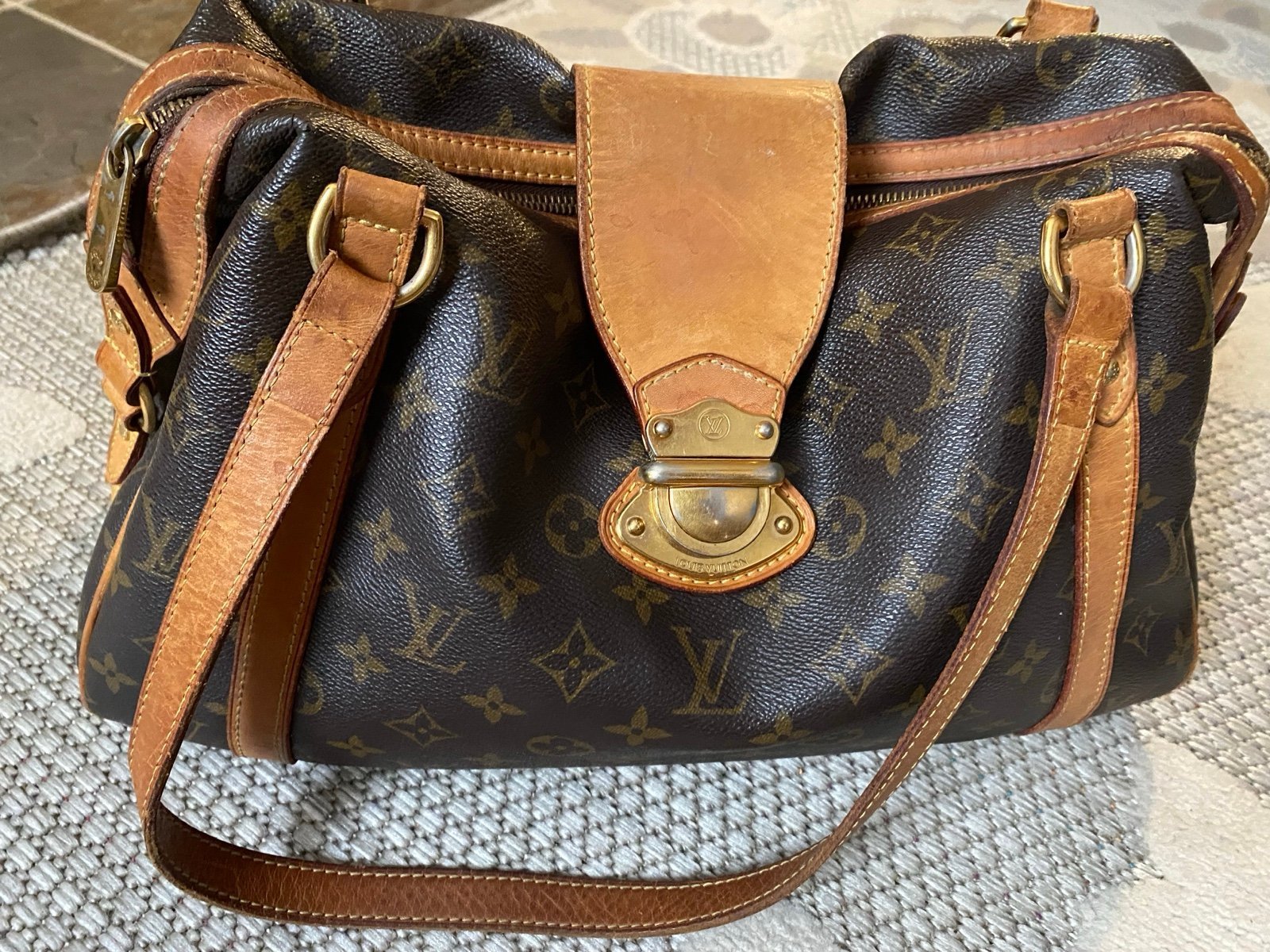 Louis Vuitton Stresa Monogram PM Brown Shoulder Bag