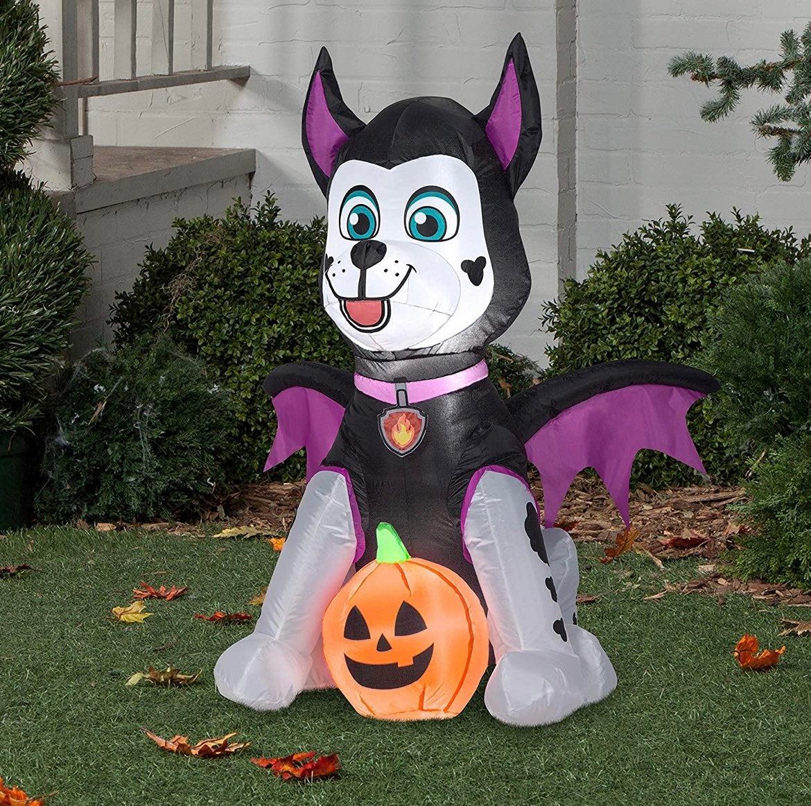 Paw Patrol Marshall in Bat Costume Halloween Inflatable by Gemmy