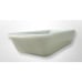 Vintage 441 Anchor Hocking 1 qt. Casserole Loaf Pan White Corn Flower Blue