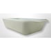Vintage 441 Anchor Hocking 1 qt. Casserole Loaf Pan White Corn Flower Blue