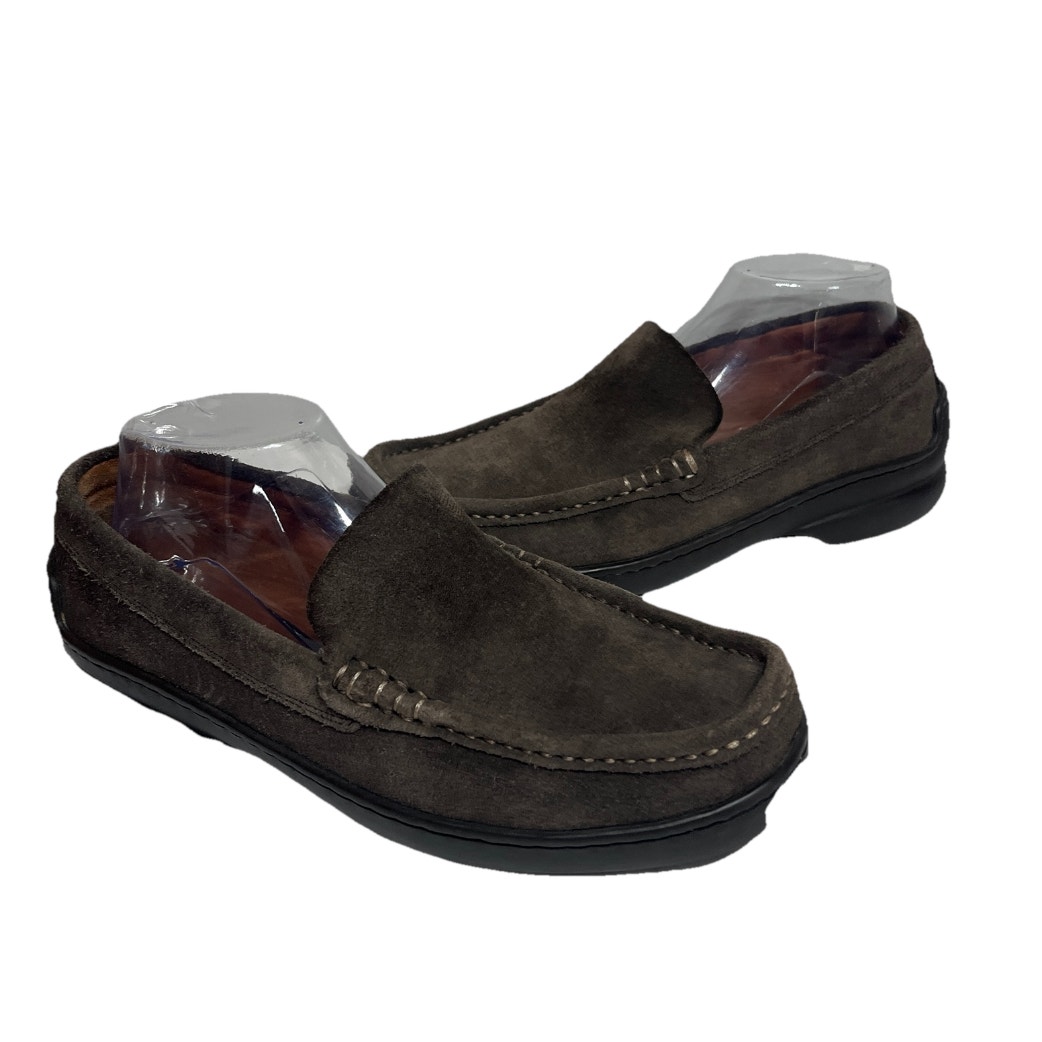 Bally Loafers Driving Brown Suede Leather Bernina Comfort Casual Sustainable 9.5