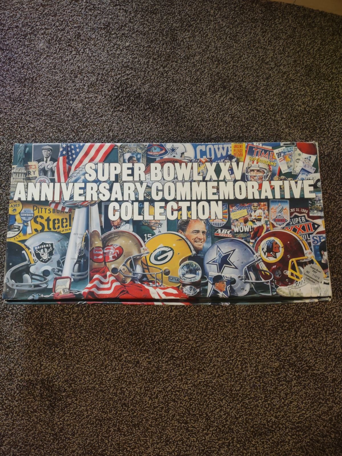 Super bowl xxv anniversary commemorative collection