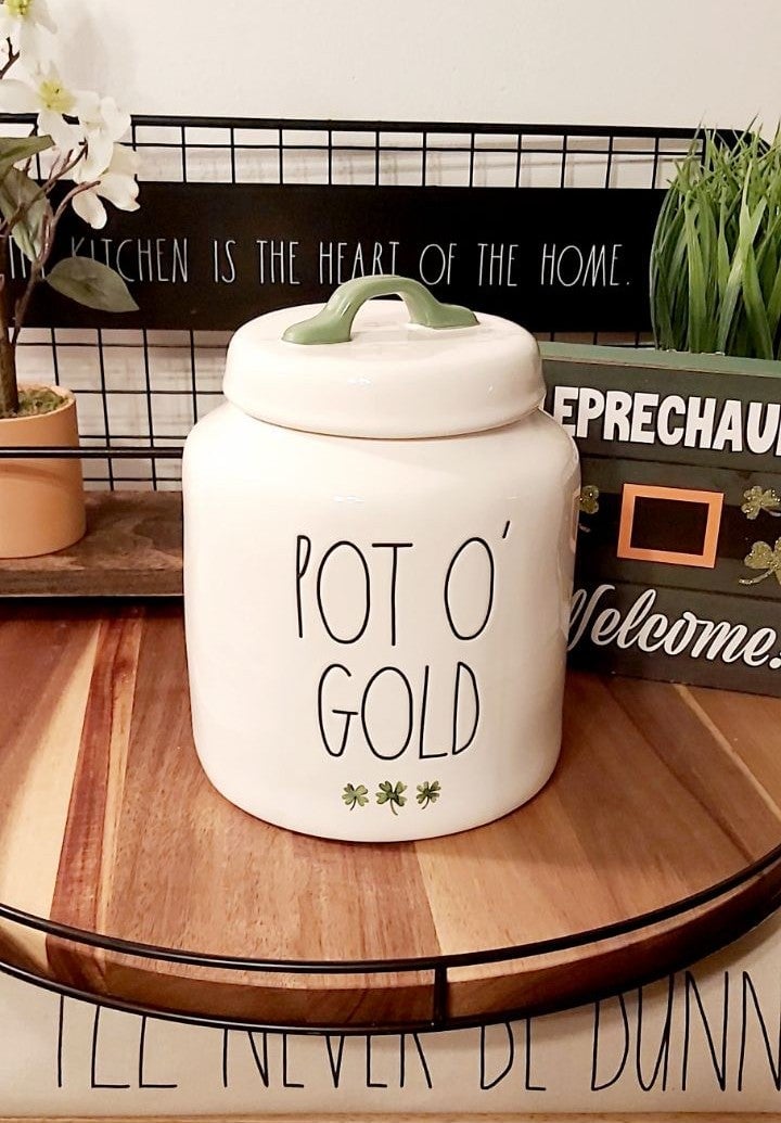 Rae Dunn POT O' GOLD Canister