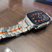 Only Band - Luxury Titanium Color Band for Apple Watch Series 8 7 45mm