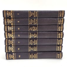 Lands and Peoples World in Color Grolier Society Volumes 1-7 Book Set complete