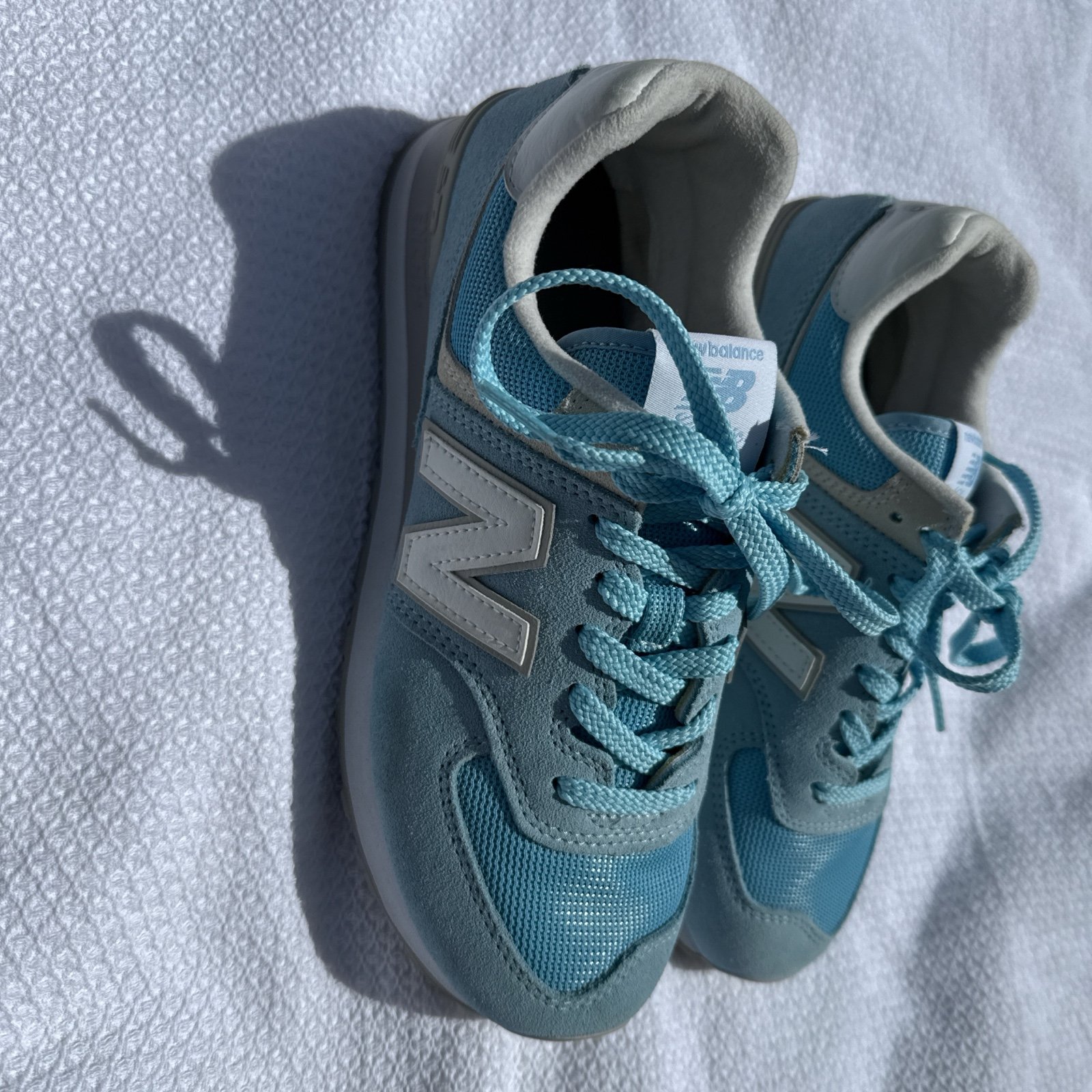 Baby blue new balance 574