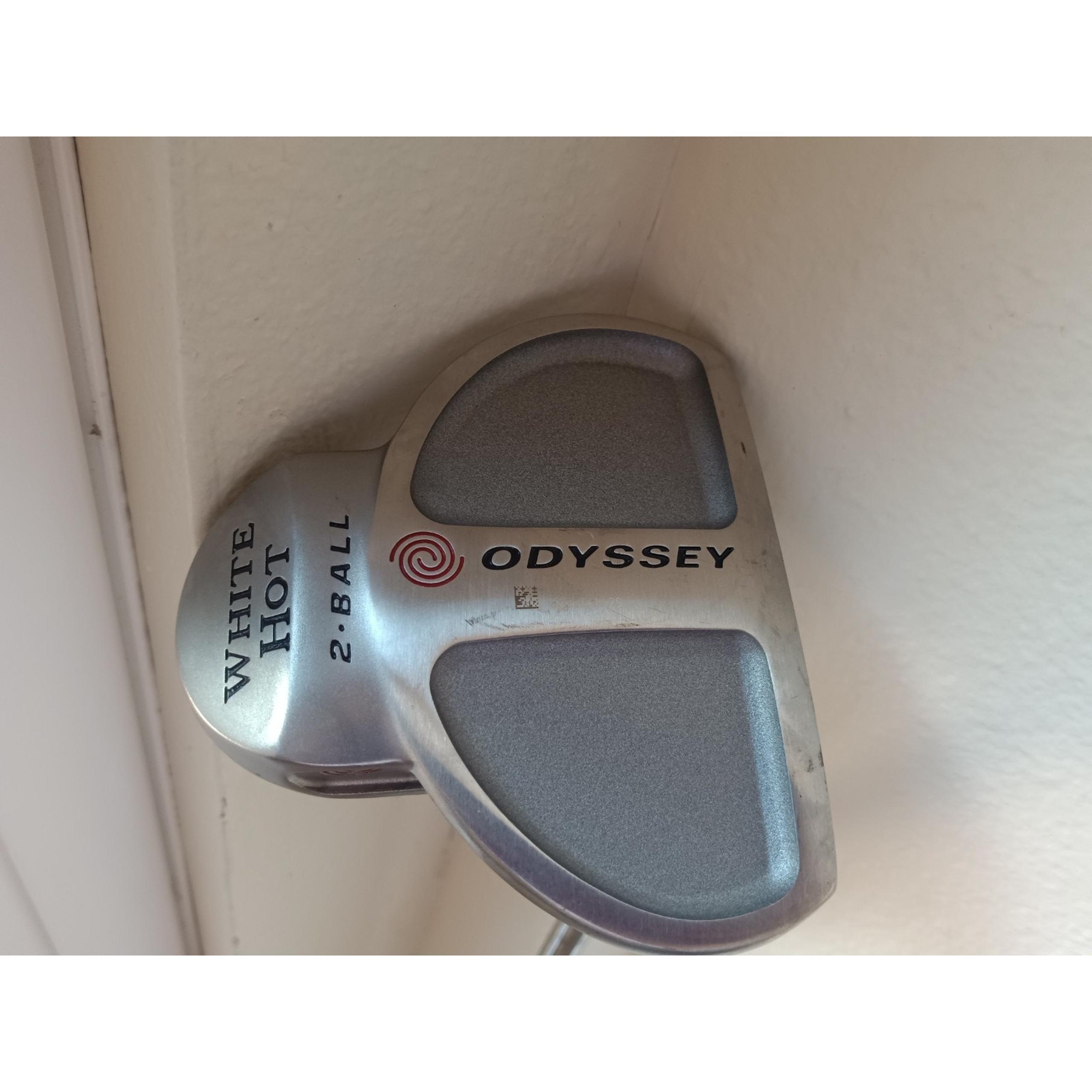 Odyssey White Hot 2-Ball Putter – 35" RH – Mallet Style Golf Club with Original