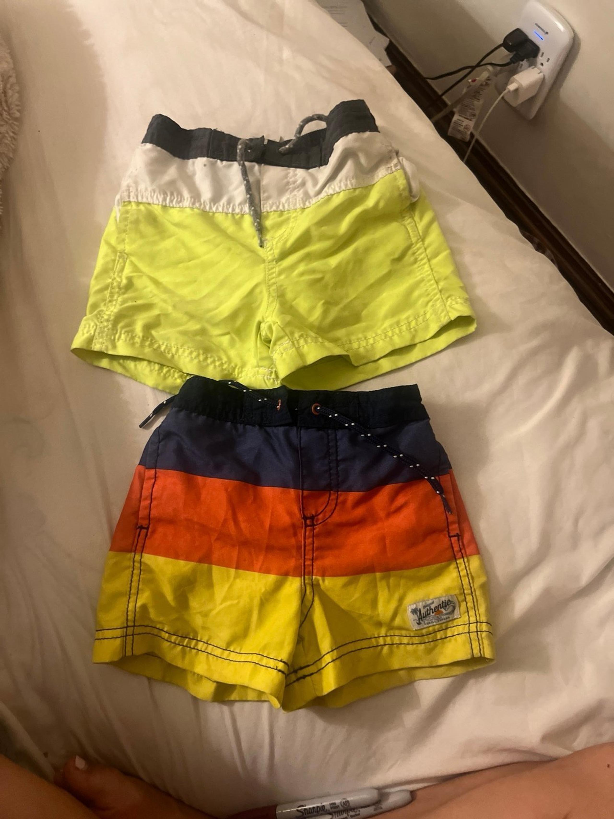 Two Carters Swim Trunks 18 & 24 months