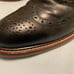 Aston Grey Collection Boyle Oxford Wingtip Dress Shoe Brown Leather Mens Size 11