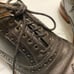 Aston Grey Collection Boyle Oxford Wingtip Dress Shoe Brown Leather Mens Size 11