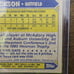 Bo Jackson Topps Rookie Card 170
