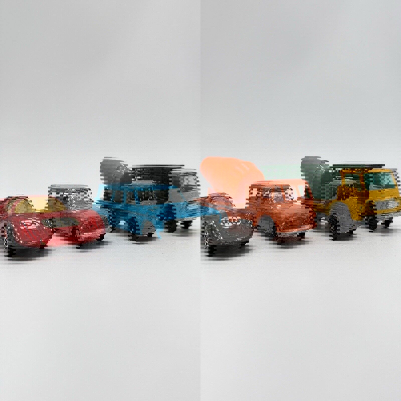 Vintage 1970 Matchbox Diecast Leslney England Car Toys Set