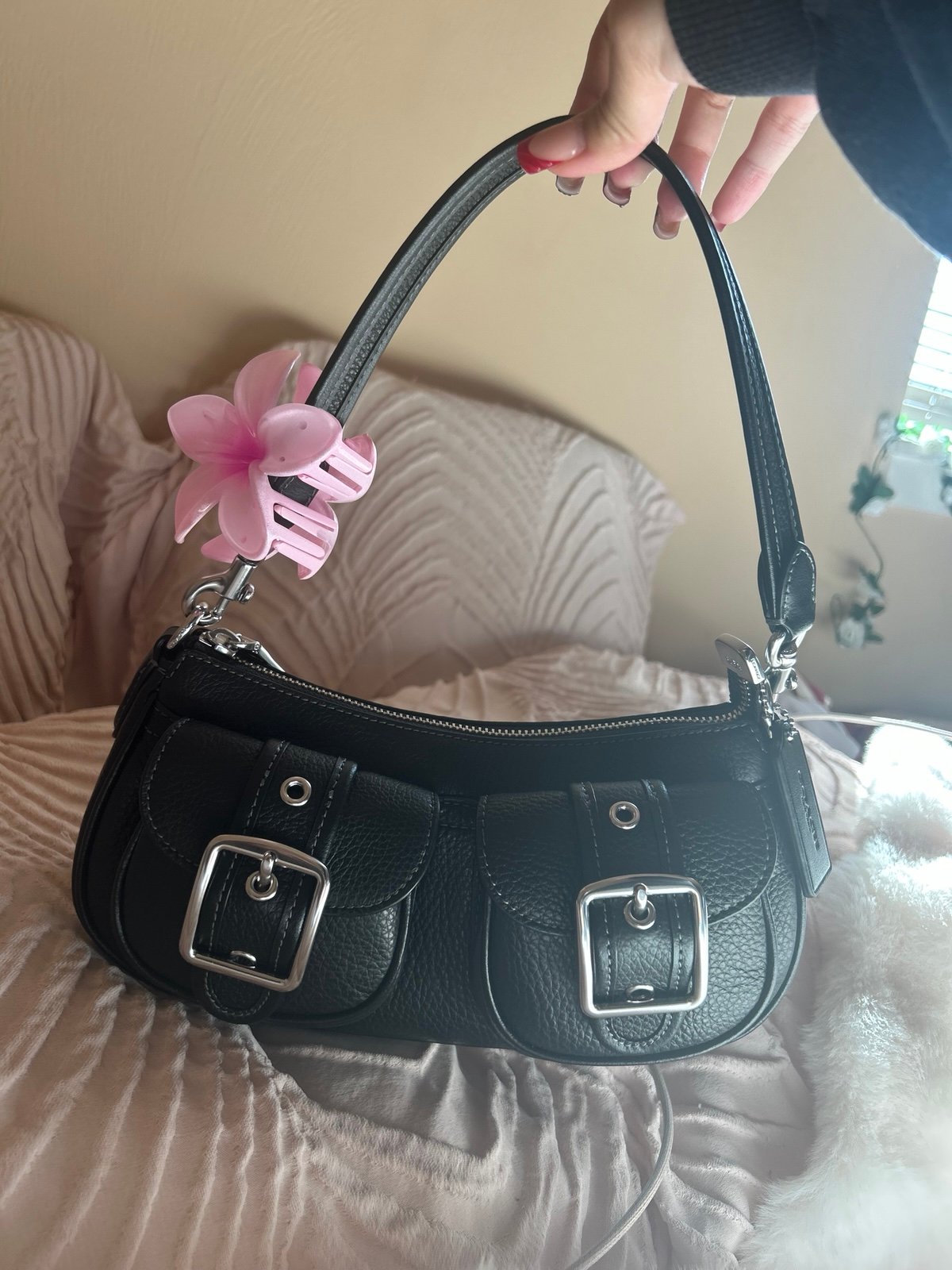 Coach Ashton baguette bag