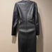 BXBGMAXAZRIA FAUX LEATHER DRESS XS