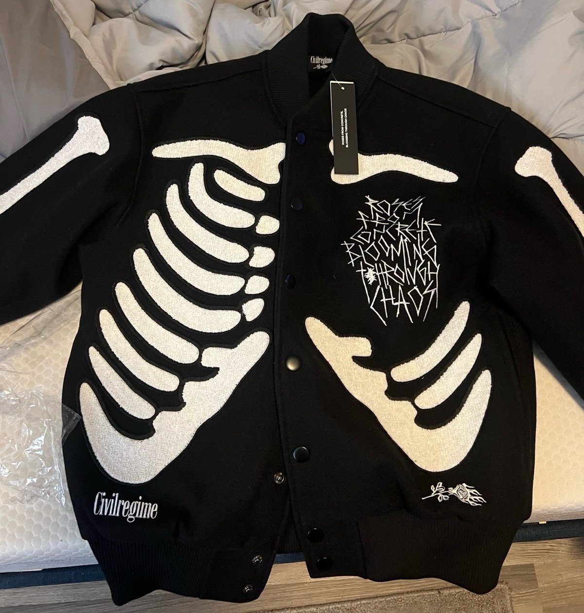 Civil regime bomber jacket 6 feet under RARE