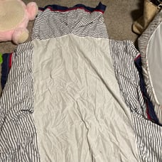Pottery Barn Kids crib skirt