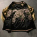 Sukajan Souvenir Jacket Yokosuka Jumper Reversible Black Gold M