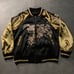Sukajan Souvenir Jacket Yokosuka Jumper Reversible Black Gold M