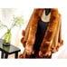 BROWN Cape Kozy Chic Faux Fur DOUBLE LAYER Cape Luxurious Style and Comfort