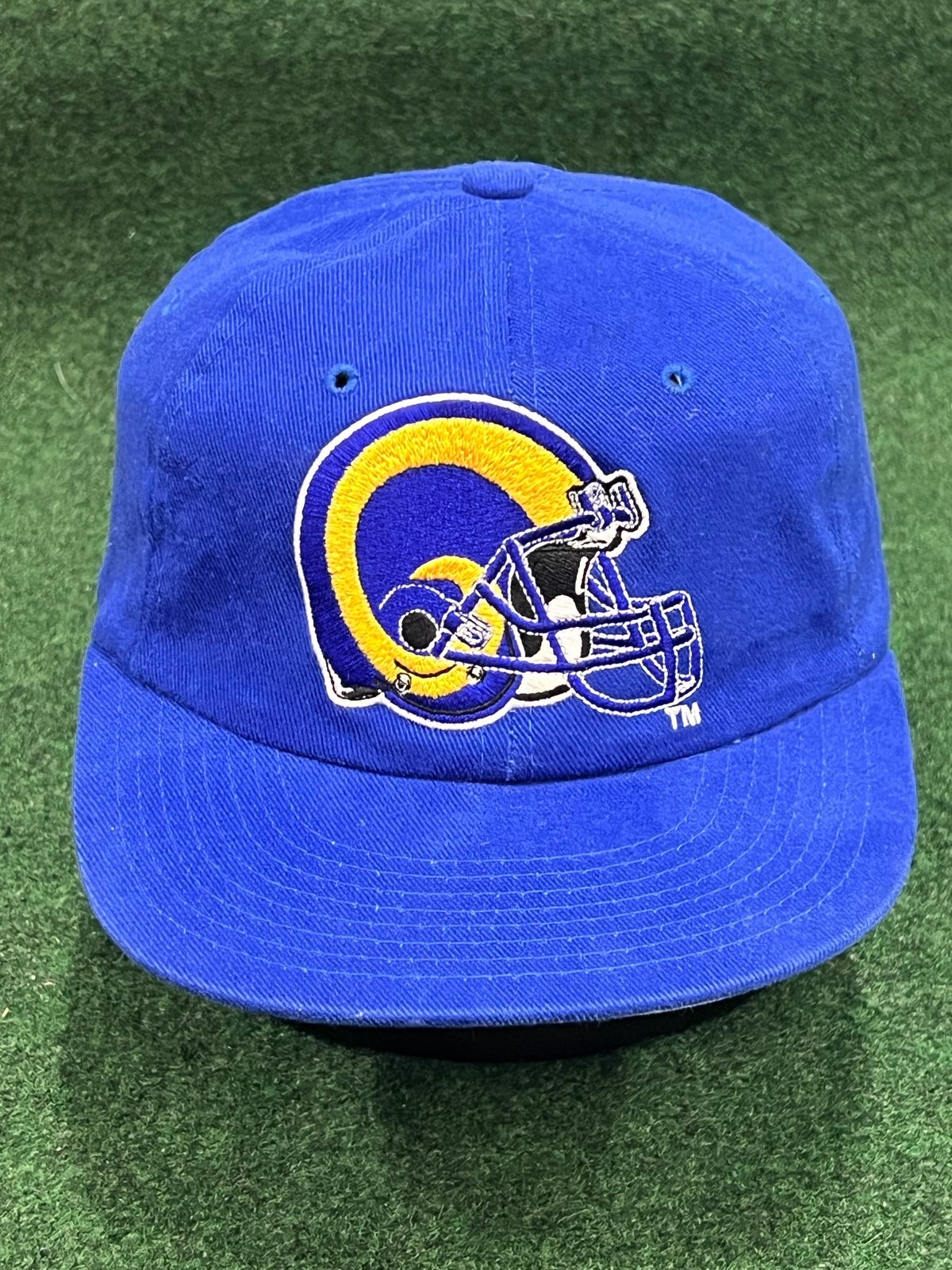 90s Los Angeles Rams Big Logo Strapback Hat