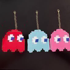 Pac-Man and Ghost (keychains)