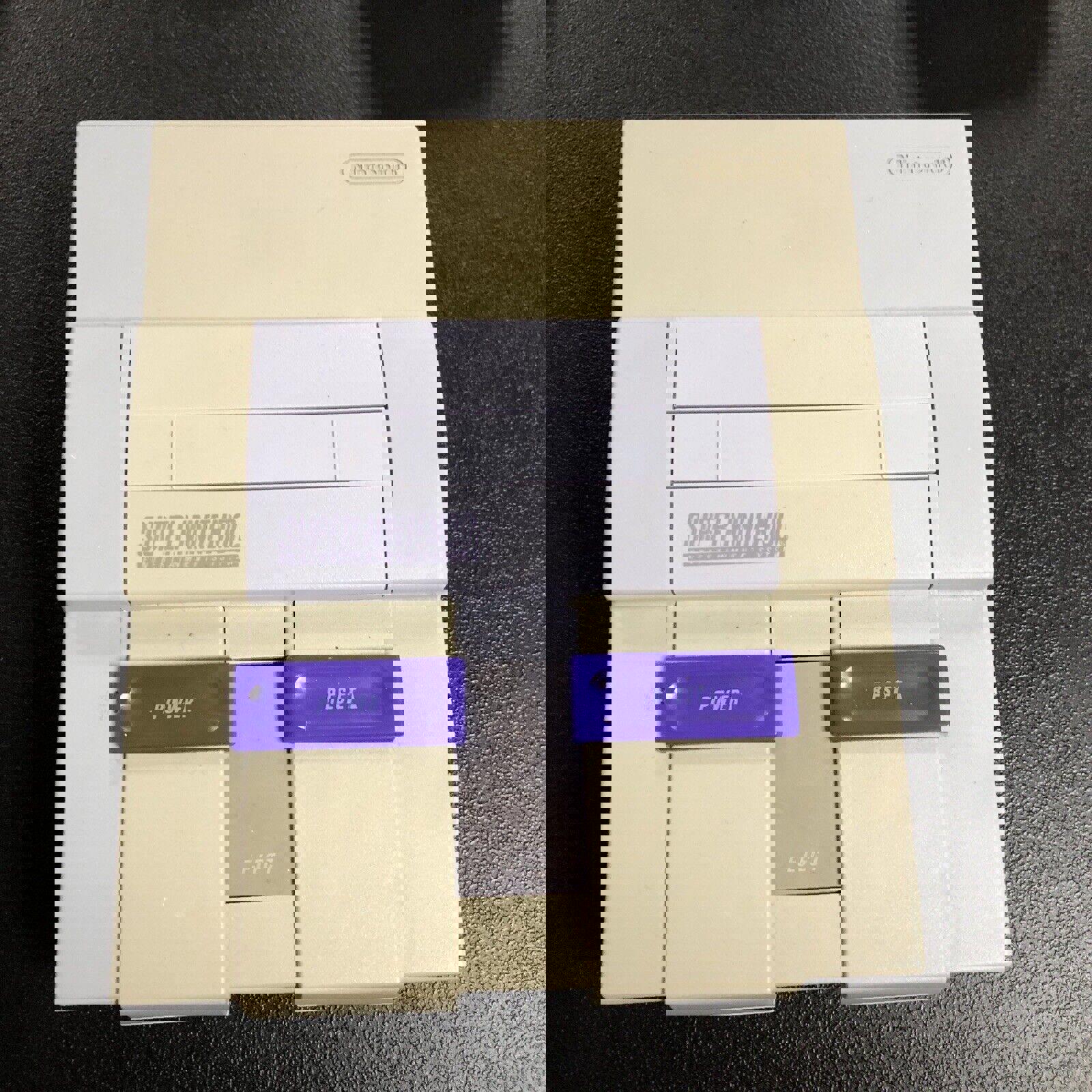 Super Nintendo (SNES) - SNS-001 - TESTED WORKS WITH HOOKUPS AND CONTROLLER - S1