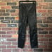 INTERMIX lamb leather pull on pants -elastic waist -size 4 (W27 X L26.5)