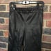 INTERMIX lamb leather pull on pants -elastic waist -size 4 (W27 X L26.5)