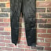 INTERMIX lamb leather pull on pants -elastic waist -size 4 (W27 X L26.5)