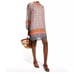 JADE by JOHNNY WAS Maha Rayon Floral Tunic Embroidered Mini Dress Size XS