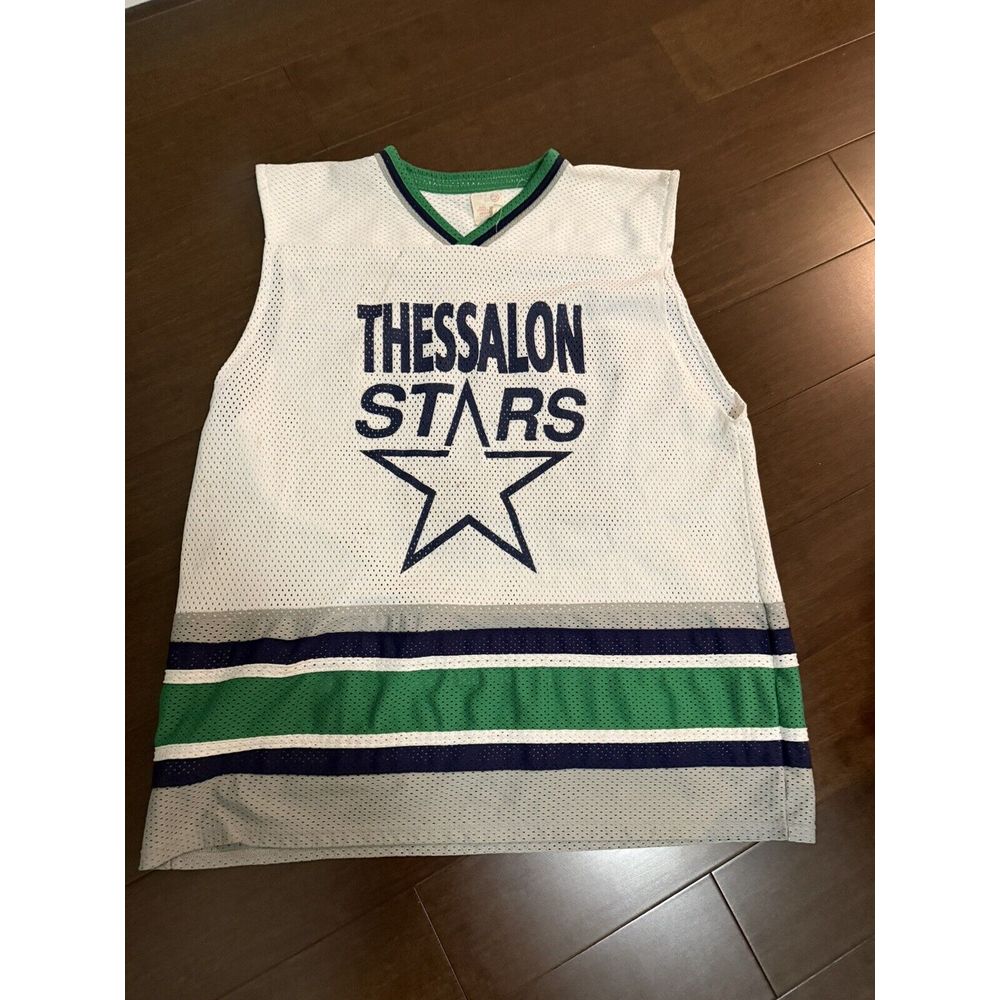 Vintage 70s Thessalon Stars Canadian Hockey Jersey Size XL Bobbers Restaurant