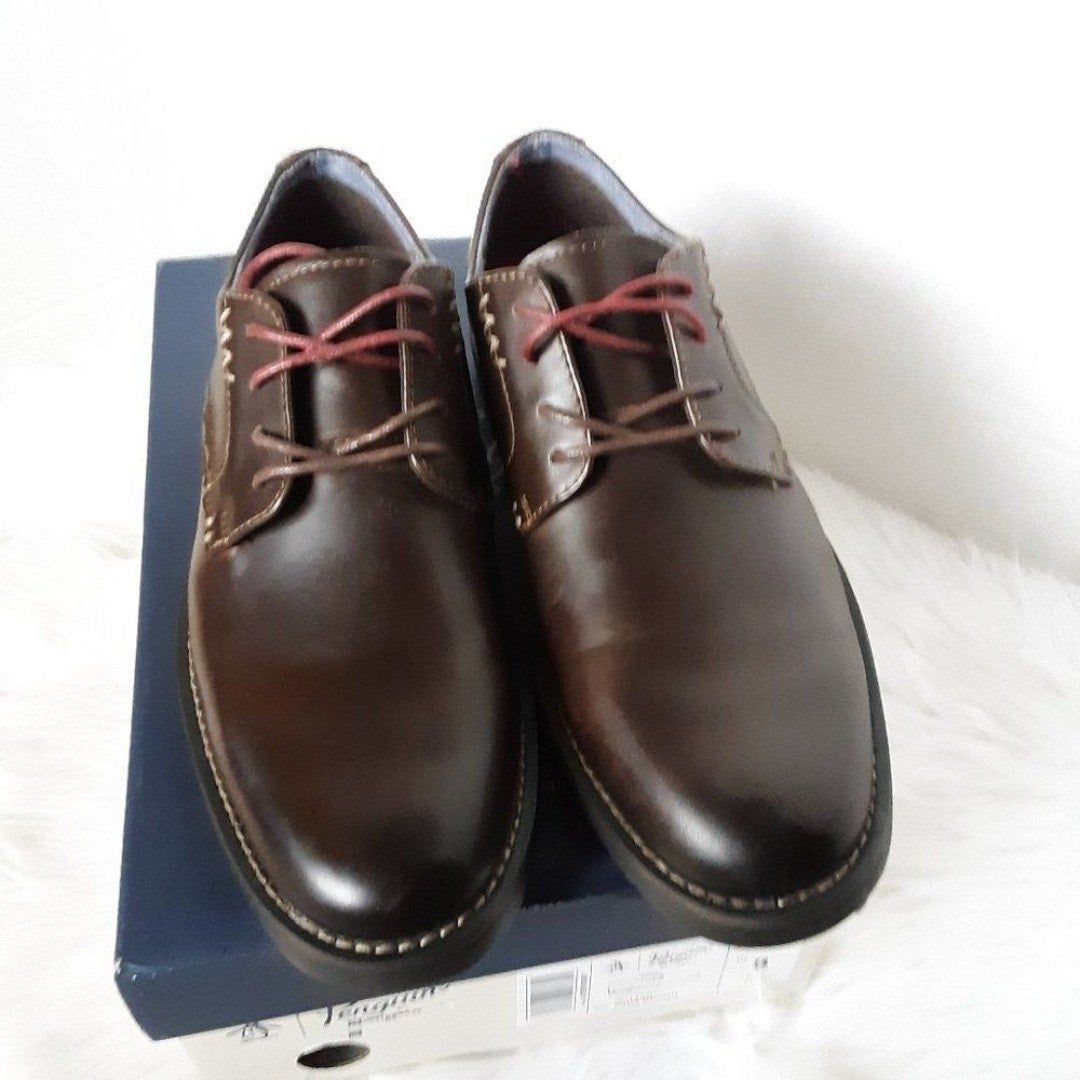 Original Penguin Walters Men's US 8M Oxford Brown Dress Leather Shoes