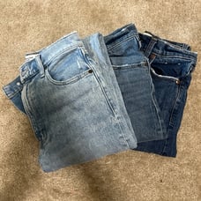 Abercrombie and Fitch 90s High Rise Straight Jean bundle