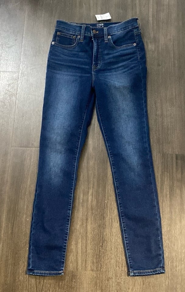 NWT Women’s J.Crew 10” High Rise Skinny Signature Stretch Jeans Sz 26