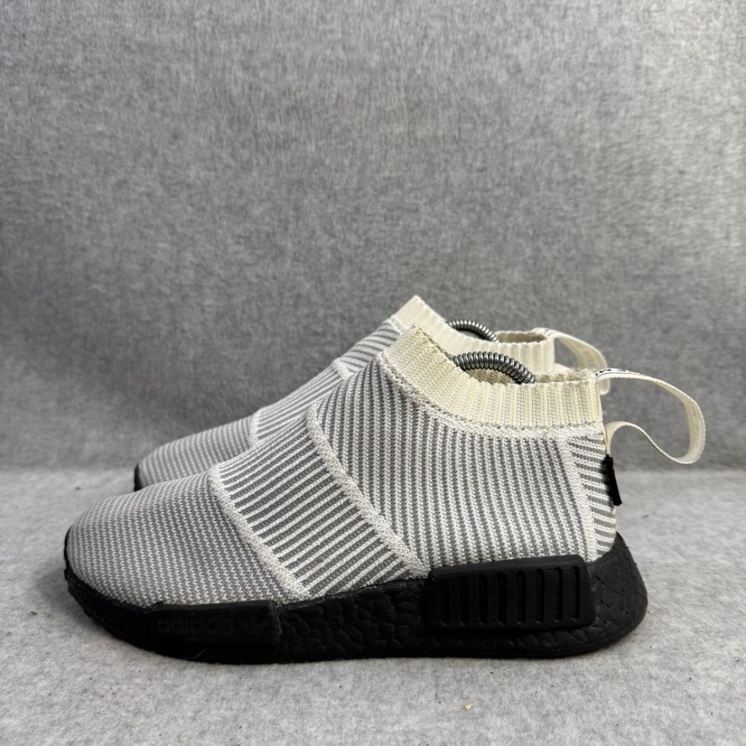 Adidas Shoes Womens 6.5 NMD City Sock Goretex White Grey Slip On Sneakers BY9404