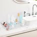 25 PCS Clear Plastic Drawer Organizers Set, 4-Size Versatile Bathroom