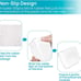 25 PCS Clear Plastic Drawer Organizers Set, 4-Size Versatile Bathroom