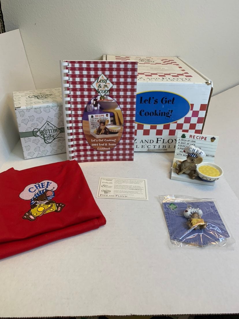 Fitz and Floyd Lets Get Cooking Charming Tails Exclusive Collectible Pack