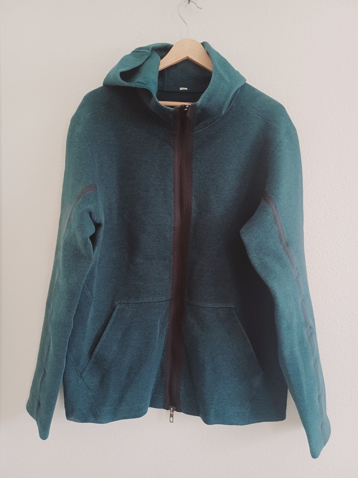 Lululemon Stratum Hoodie Heathered Men's Fleece Zip-Up Athleisure SZ Large