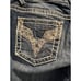 Vigoss The Chelsea Rhinestone Capri Distressed Jeans Size 11/12